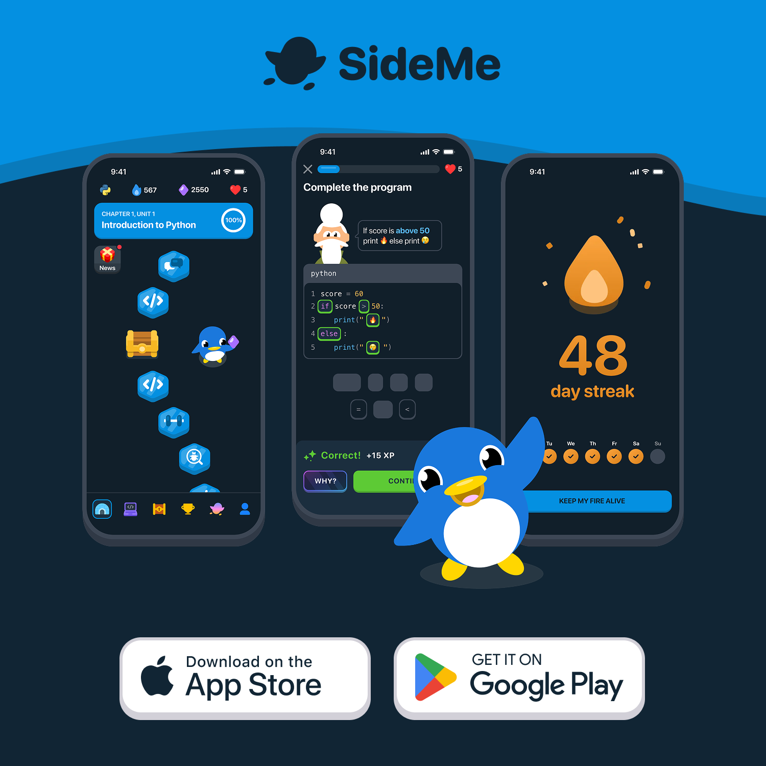 SideMe | Learn Coding & Programming